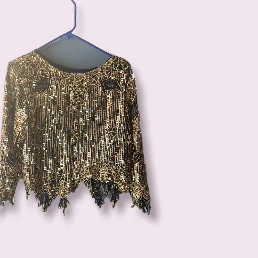 G-unit sequins vintage top